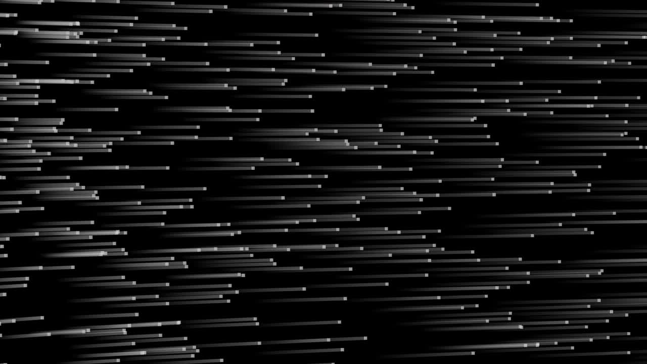 las luces de partículas grises blancas abstractas de 4k. lluvia dinámica animada de bucle sin costuras.