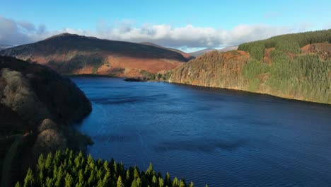 lough dan, wicklow, ireland