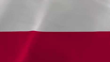 poland waving flag animation 4k moving wallpaper background