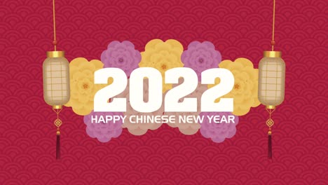 animación del año nuevo chino con