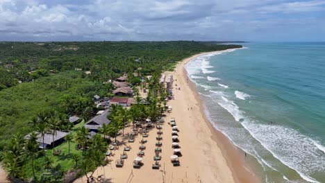 trancoso beach in trancoso bahia brazil