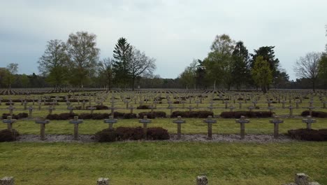 above a german wo2 cemetary in belgium