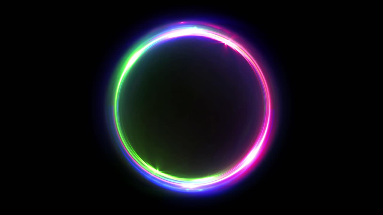Abstract Glowing Circle