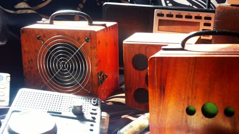 collection of paranormal spirit and ghost boxes for electronic communication equipment