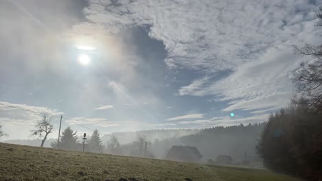 Ein-üppiger-Wald-Am-Hang-Im-Ländlichen-Graz,-Österreich