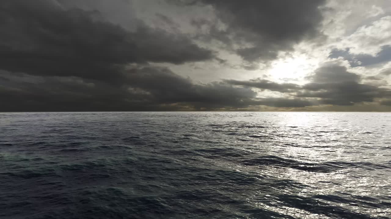 오션 선 모션 배경 루프 03