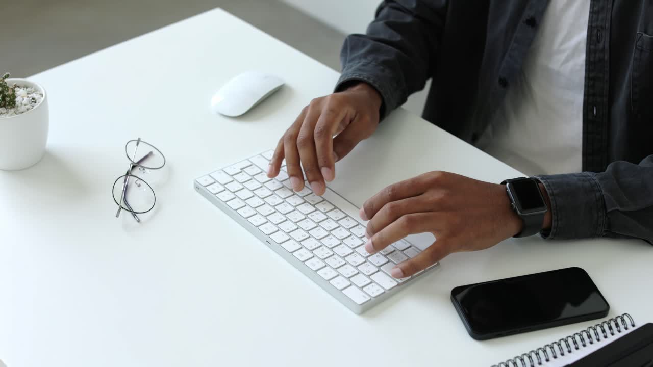 Man Working at Desk