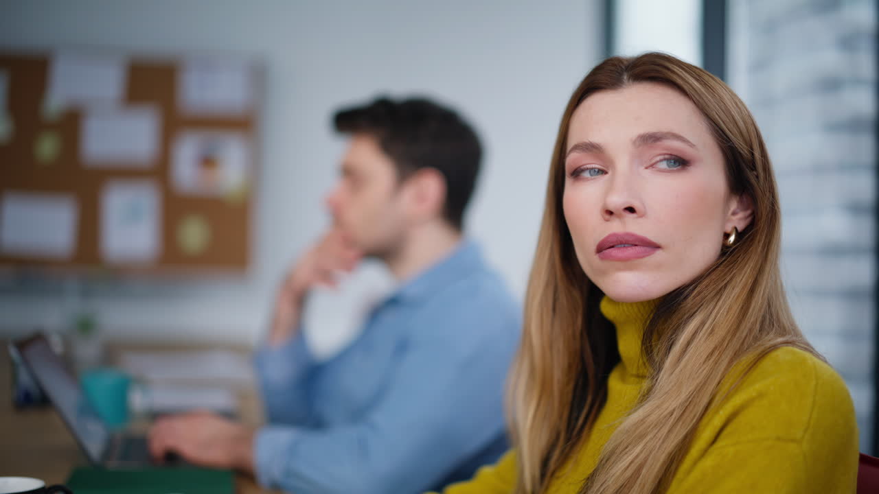 Managers hands typing keyboard laptop at office coworking closeup. Two employee