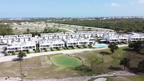 vecindario de drones aéreos llamados vista cana