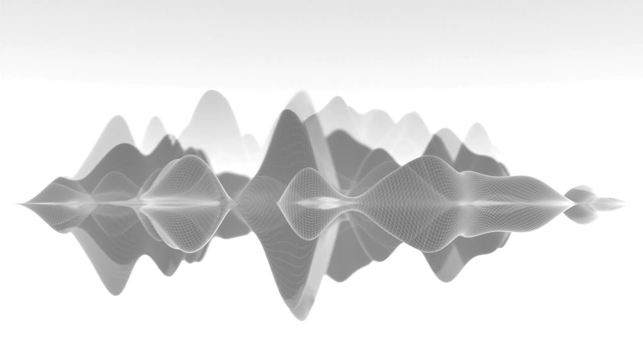 4k 추상적인 파동 모양