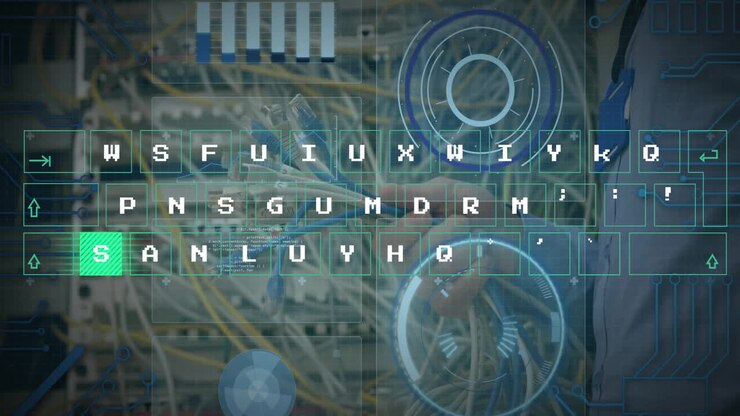 Animation of digital data processing over computer servers