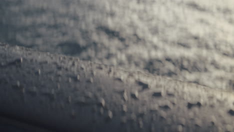 water drops on a surface