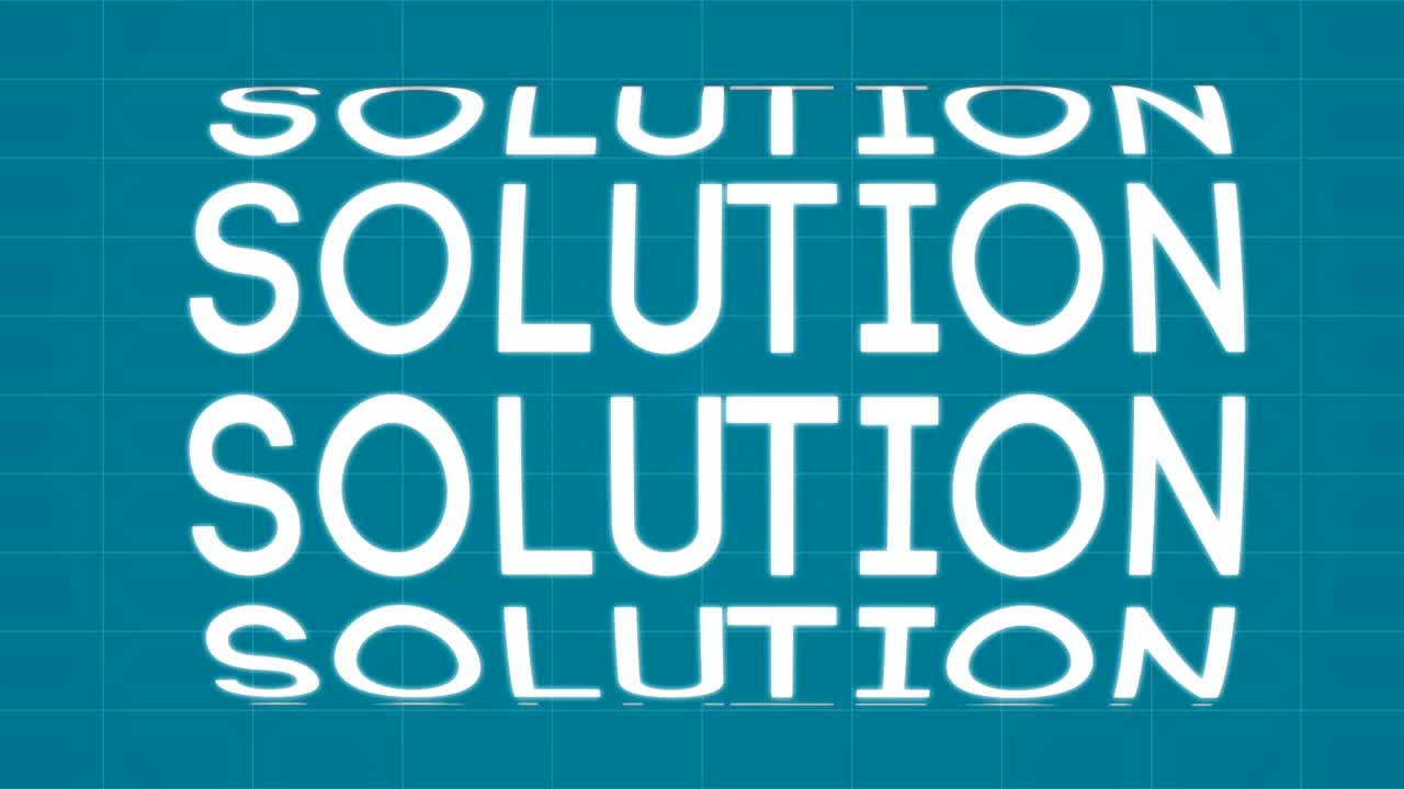 animación de solución en 4k | en bucle