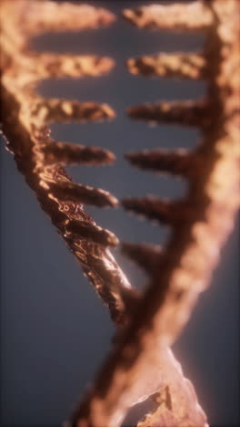 3d rendering of a dna molecule