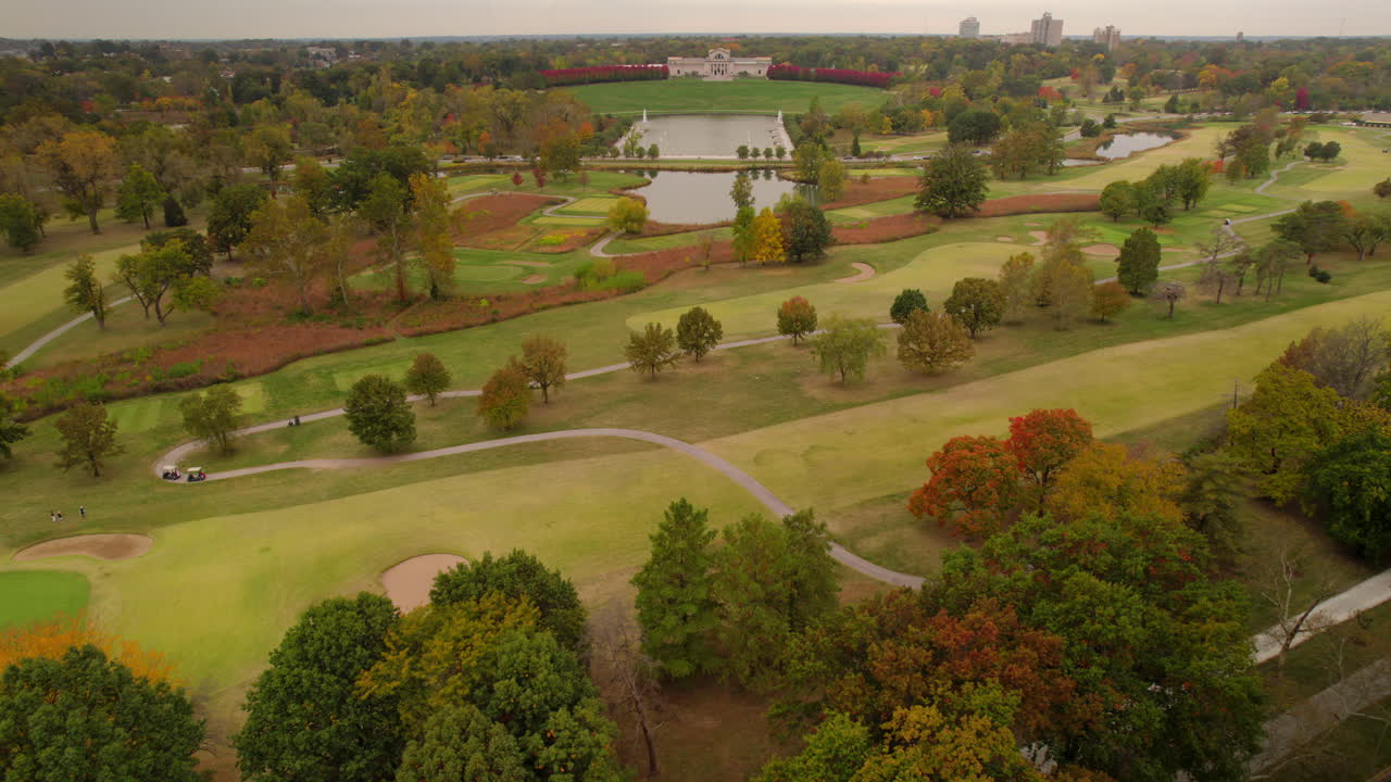 세인트루이스 의 숲 공원 의 공중 사진