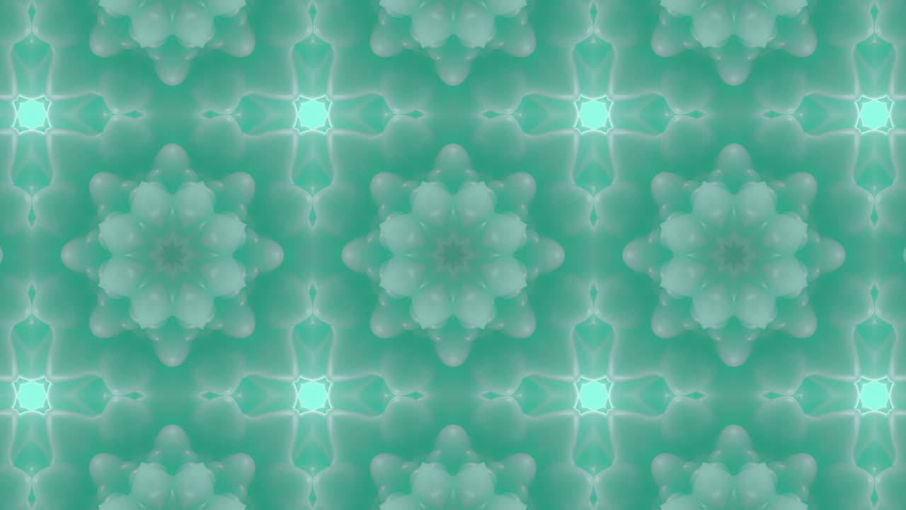 3d 루프 추상화 장식 배경, 몽환적인 칼레도스코프