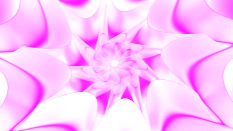 abstracto diseño fractal floral rosa y blanco