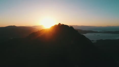 paisaje cinematográfico de japón filmado por dji phantom4pro en hiroshima