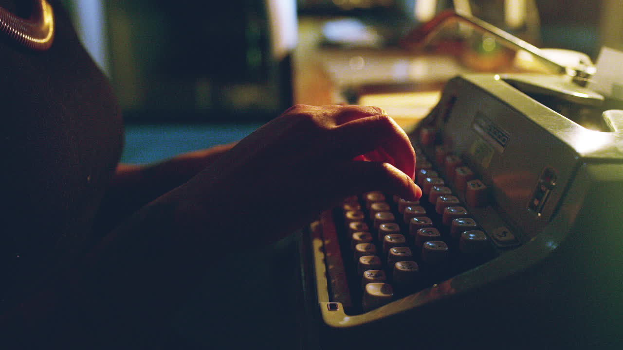 The story just pours out of her fingers