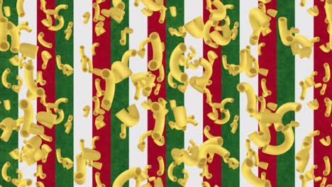restaurante italiano de macarrones con azulejos en el fondo