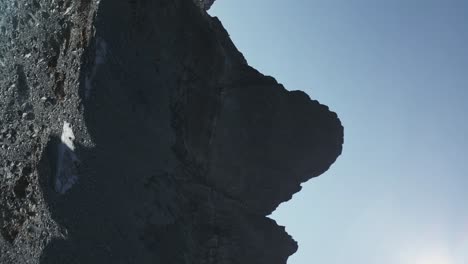 Aerial-of-Copilot-peak,-Squamish,-BC,-Canada