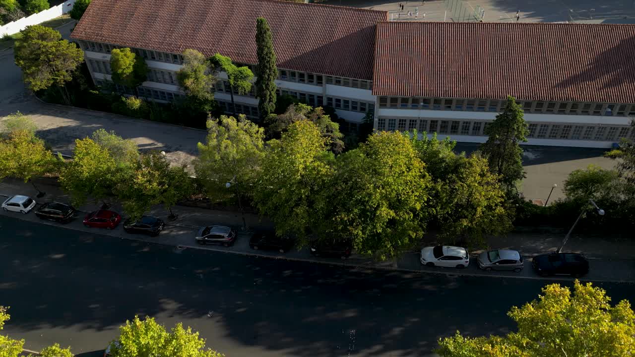 Aerial perspective of Lisbon with the majestic Tagus River in the backdrop, showcasing the city's scenic beauty from above