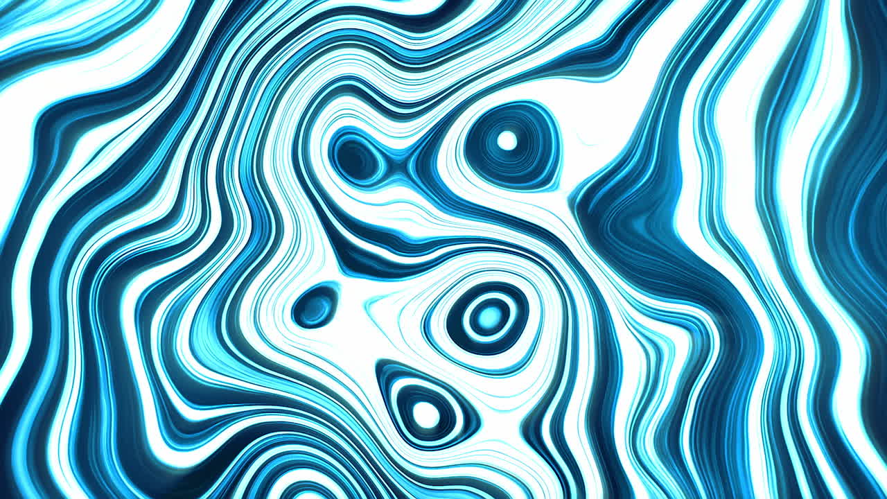 Abstract Blue and White Swirls