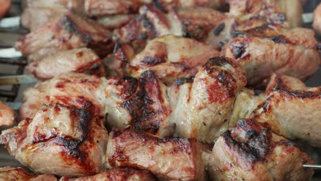 grilled pork skewers