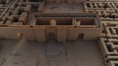 toma de drones de la antigua ciudad de babilonia en irak