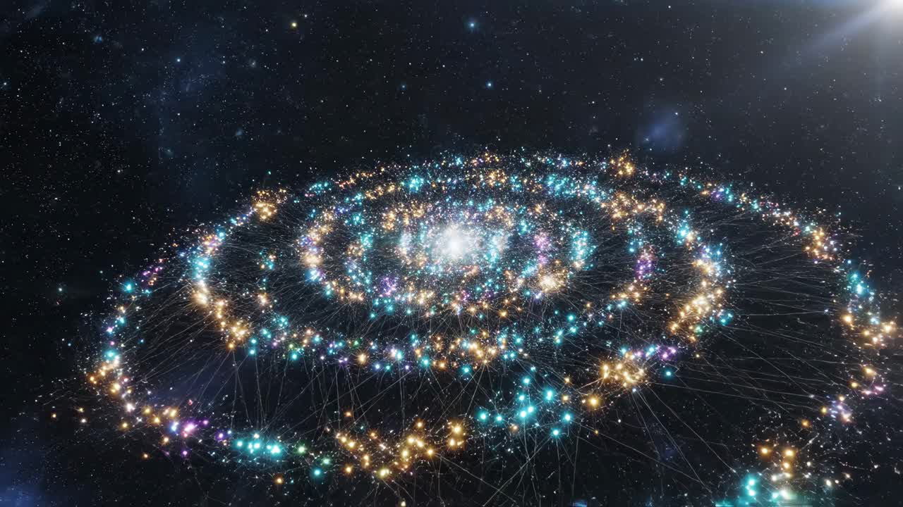 Beautiful Galaxy and Starfield