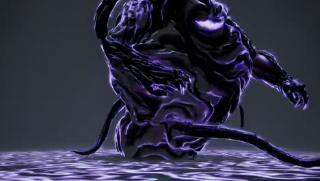 una criatura alienígena abstracta