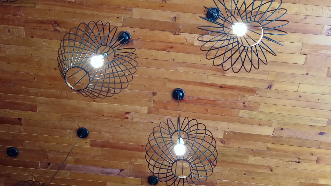 베트남 하노이에 있는 커피의 컨셉 라이트