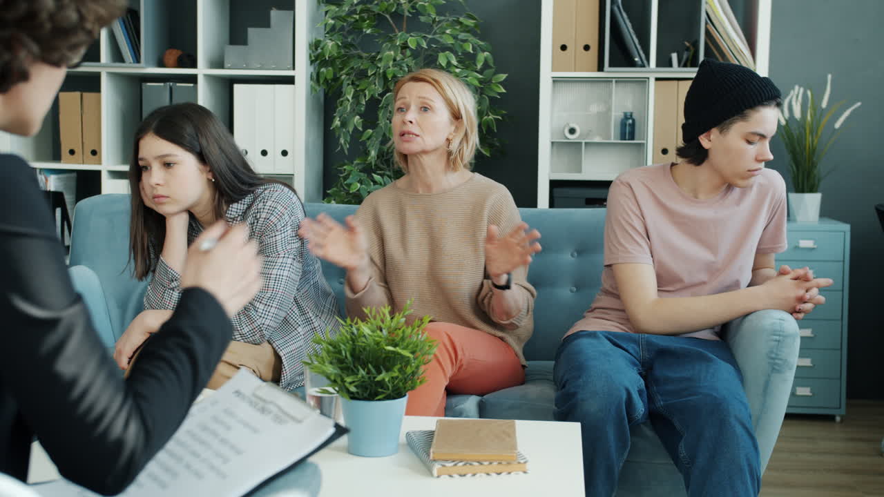 сеанс семейной терапии