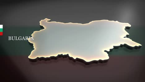 3d animated map of bulgaria