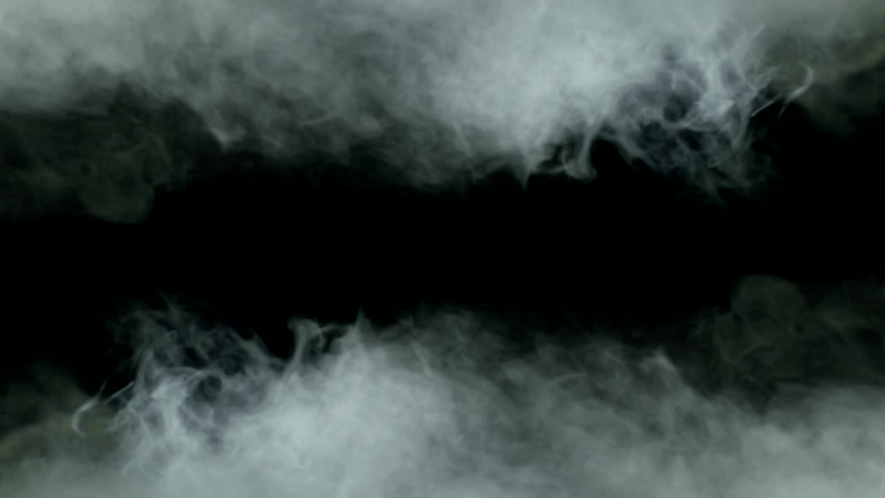 nubes de niebla y humo