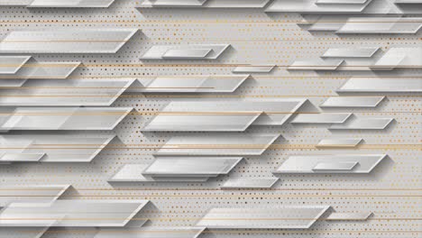 grey and bronze abstract tech geometric motion background