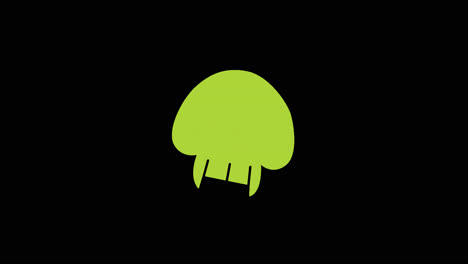 green skull icon