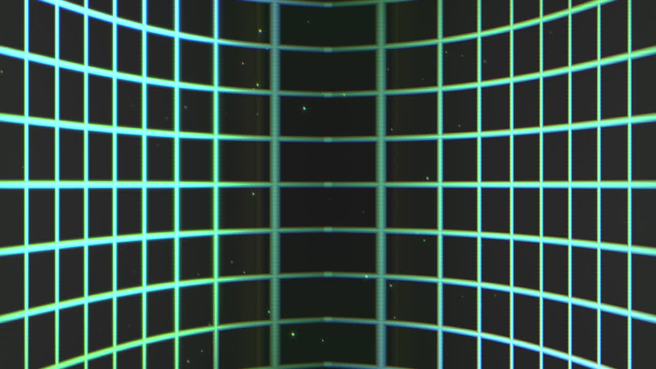 cuadrícula colorida una matriz de líneas vibrantes
