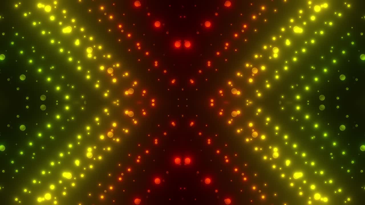 Abstract Glowing Circles Background