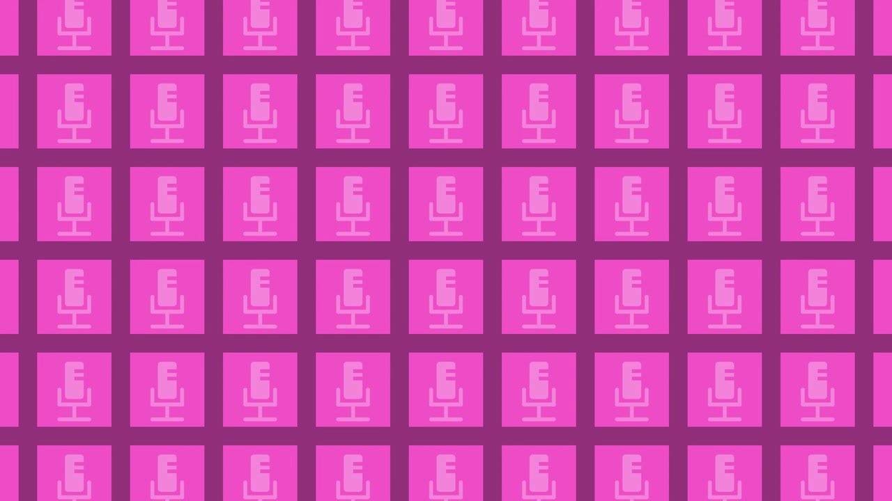Microphone Icons Pattern