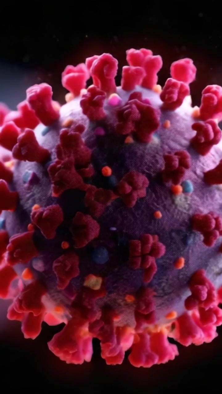 Esplorando il mondo microscopico del Coronavirus: uno sguardo dettagliato alla sua struttura e alle sue caratteristiche in splendide viste ravvicinate.