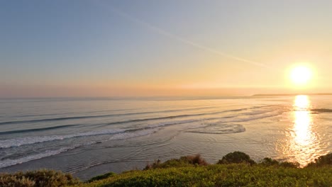 sunset view from point nepean, melbourne