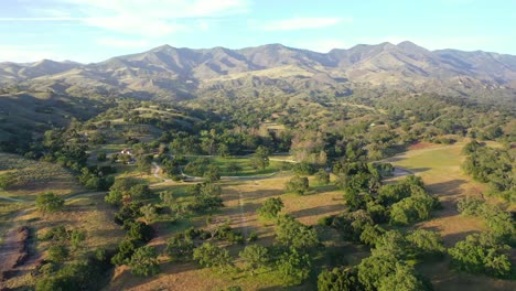 aerial over michael jackson's former neverland ranch estate in los olivos california 2