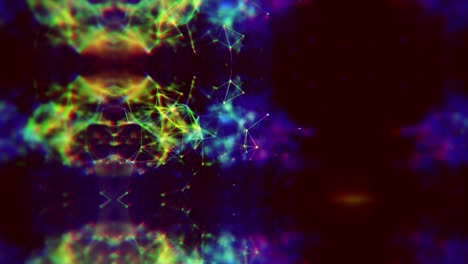 abstract particles background