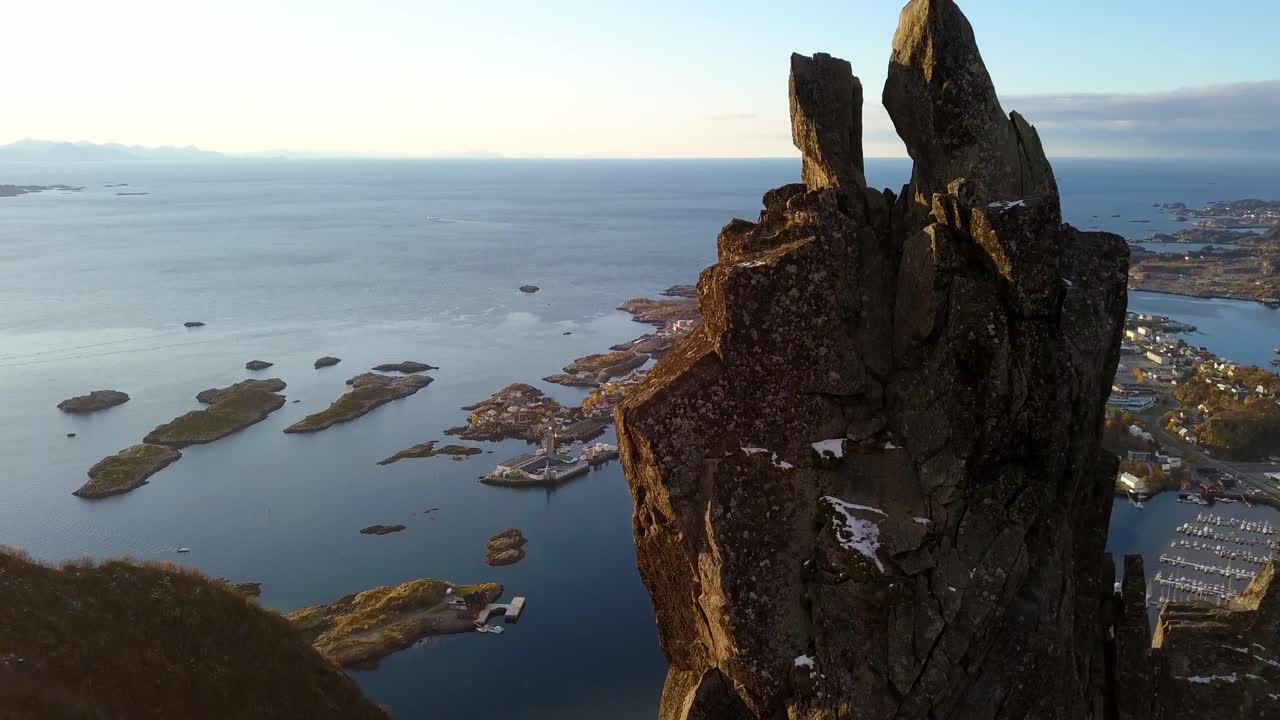 svolvaer, lofoten의 드론 비디오