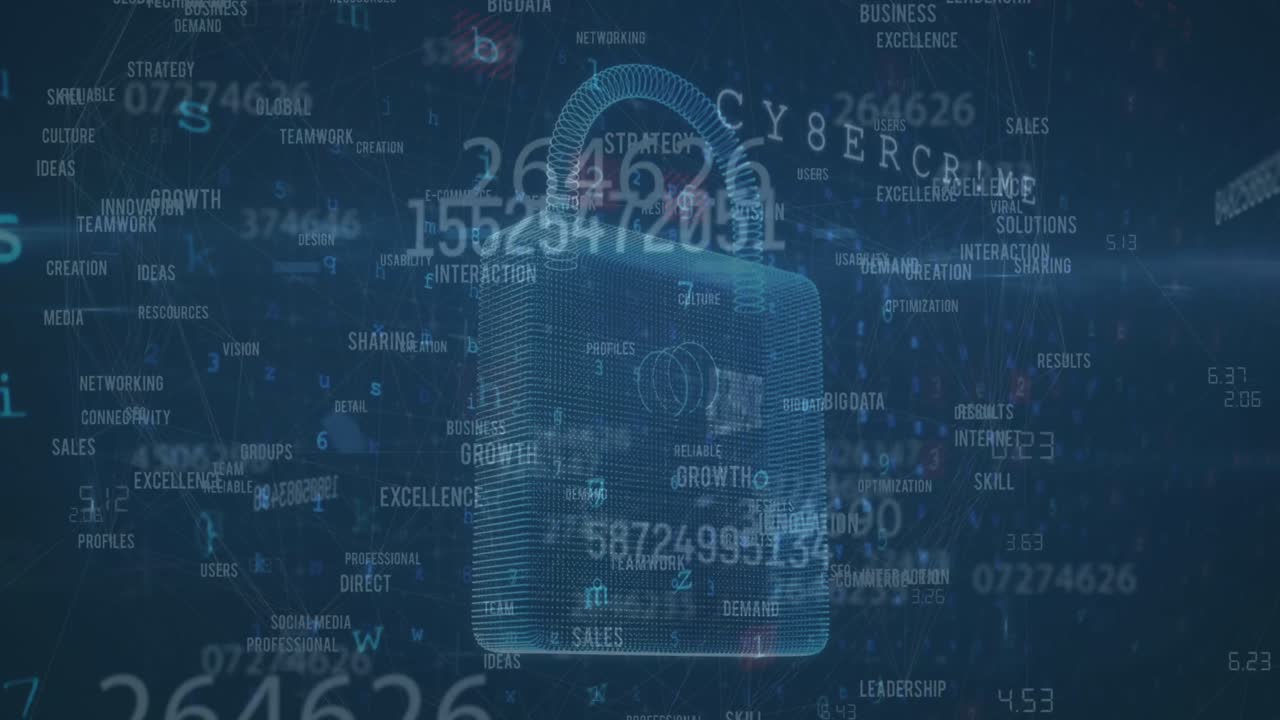 animación del icono del candado y procesamiento de datos
