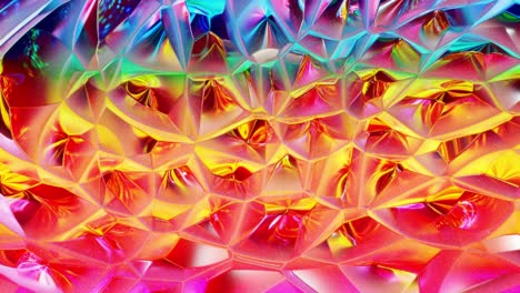 fondo abstracto en bucle. hermosa superficie ondulada iridescente de líquido con patrón, color de gradiente y ondas de flujo en él. arco iris brillante y fluido mate. bg creativo brillante con animación suave y suave.