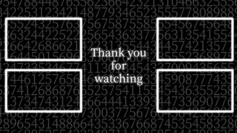 random number end card ending screen motion graphics