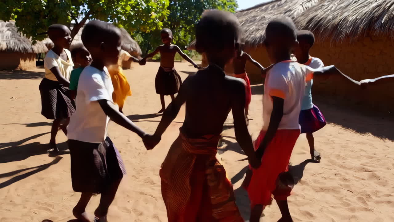 African Children Playing