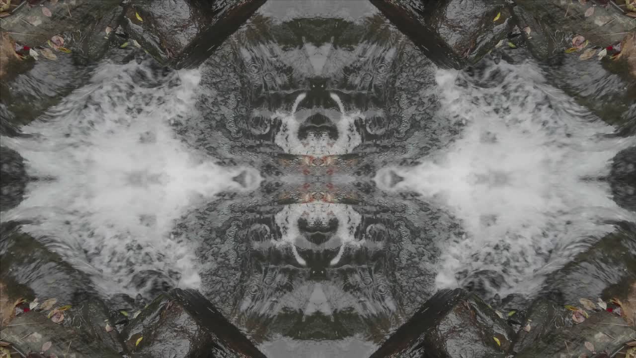 caleidoscopio de tomas de la naturaleza, wissahickon creek